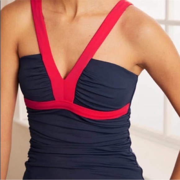 Boden Corsica Colorblock Tankini Swim Top - Picture 2 of 9